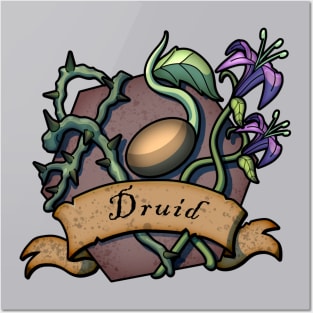 Druid Logo Posters and Art